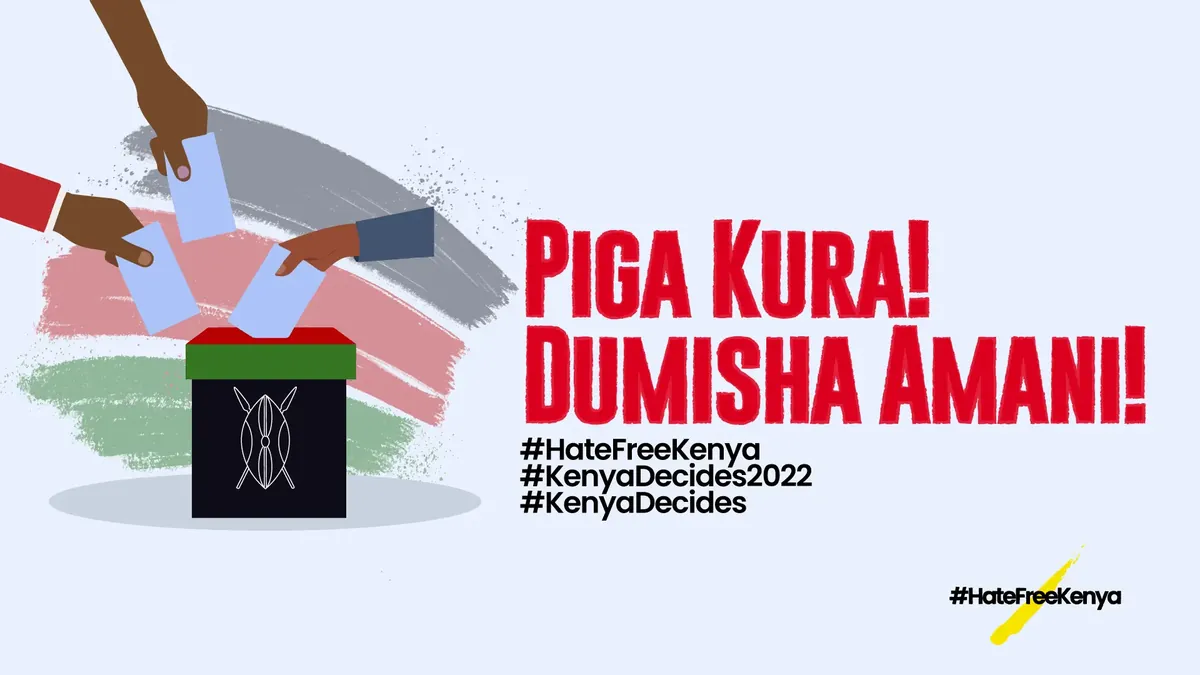 Piga Kura, Dumisha Amani campaign graphic